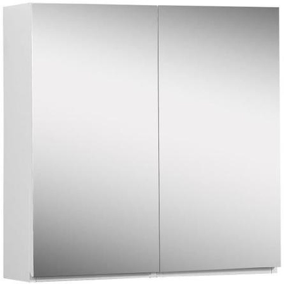 Armoire de toilette 60cm double porte WILL blanc double miroir