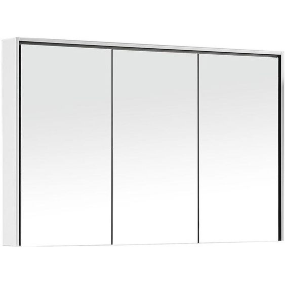 Armoire de toilette sans éclairage Differnz Providence 120 x 16 x 70 cm blanc