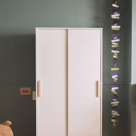 Armoire enfant 2 portes ASPEN blanc