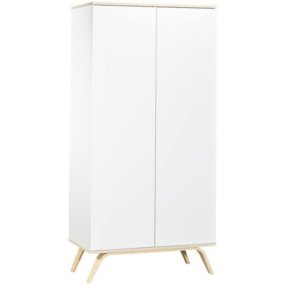 Armoire Enfant 2 Portes En Bois Blanc
