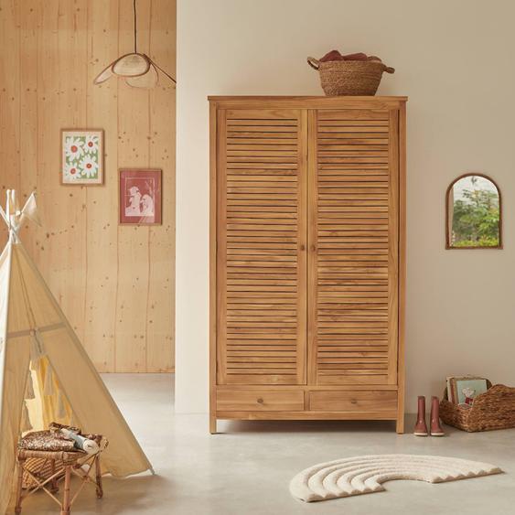 Armoire Enfant En Bois De Teck 195 Suzette Naturel
