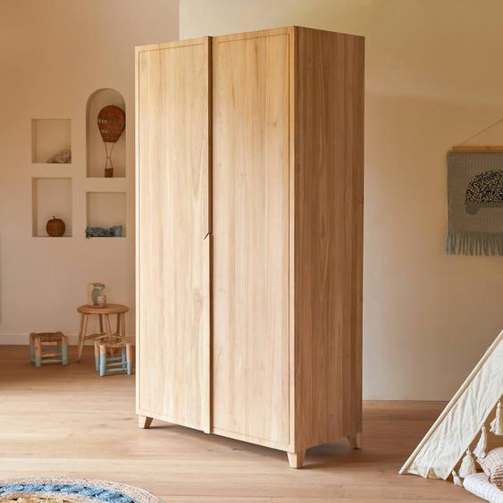 Armoire Enfant En Bois De Teck 210 Greta Naturel