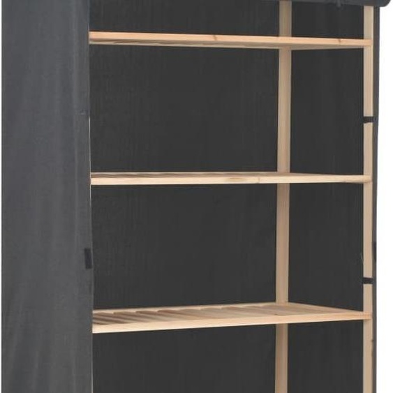 Armoire Gris 79 x 40 x 170 cm Tissu