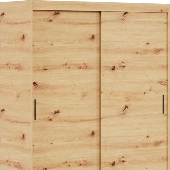 Armoire Iga 180 cm avec 2 portes coulissantes Armoire à portes coulissantes (marron)
