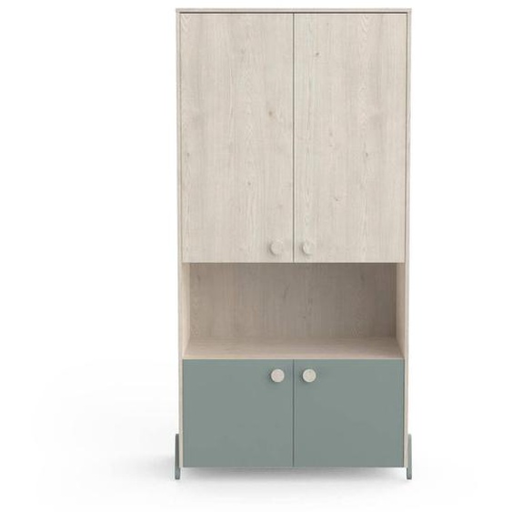 Armoire Ilian Chene Topanga/vert