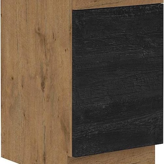 Armoire inférieure à une porte VANYA – largeur 40 cm, matera / chêne lancelot