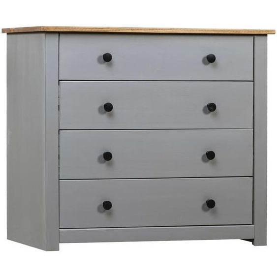 Armoire latérale Gris 80x40x73 cm Pin Assortiment Panama