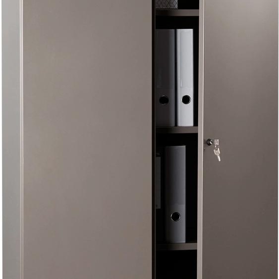 Armoire métal Starting Color portes battantes - H. 198 x L. 80 cm - Taupe nacré