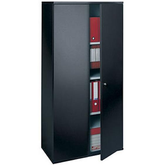 Armoire métal Starting portes battantes H.160 x L. 80cm - Corps Anthracite - Portes Anthracite