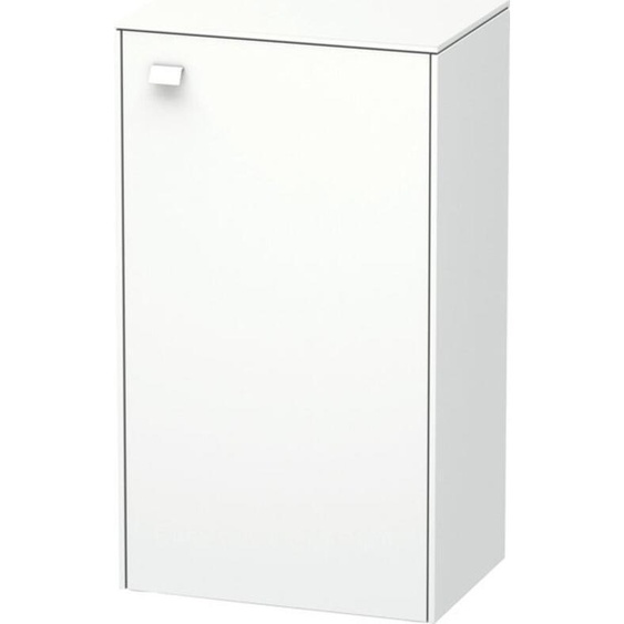 Armoire mi-haute Duravit Brioso Individual, 1 porte, charnières à droite, 2 tablettes en verre, hauteur min. 61,0 cm - max. 91,0 cm, largeur min. 27,0 cm - max. 52,0 cm, profondeur min. 19,6 cm - max. 35,9 cm, BR1340R1053