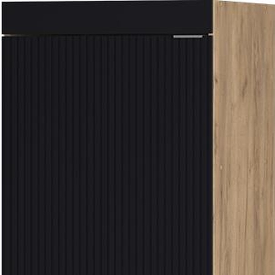 Armoire micro-ondes Vicco Fame-Line Noir rayé 60cm, Model 50899