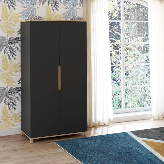 Armoire Milor Anthracite & Bois