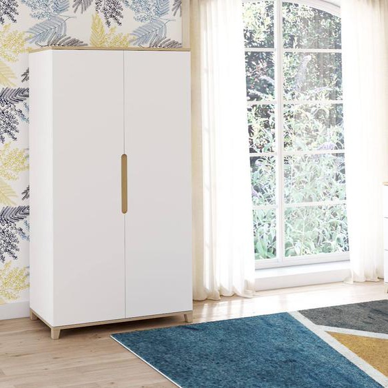 Armoire Milor Blanc & Bois