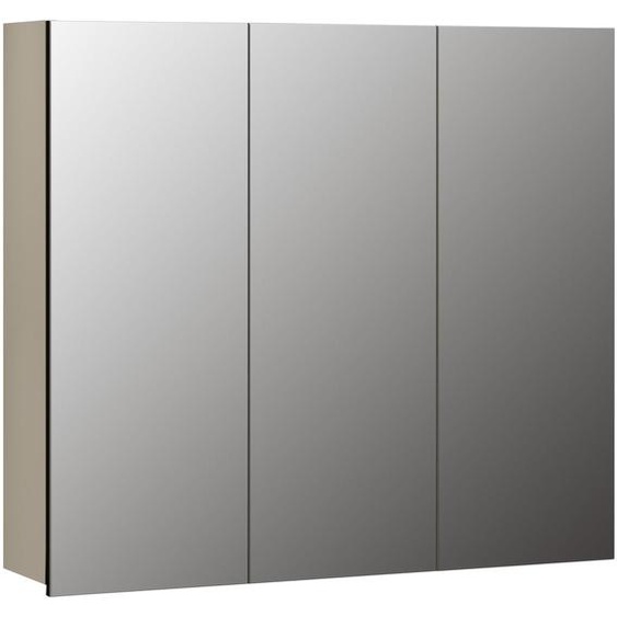 Armoire miroir gris clair, 90 x 80 cm