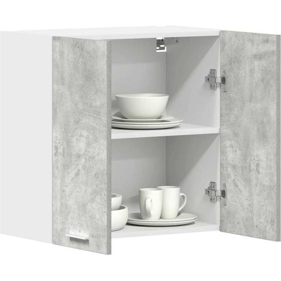 Armoire murale cuisine gris béton 60x31x60 cm bois dingénierie Vidaxl