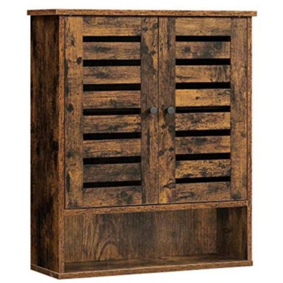 Armoire murale meuble de rangement suspendu pour salle de bain armoire a pharmacie placard compartiment ouvert etagere r
