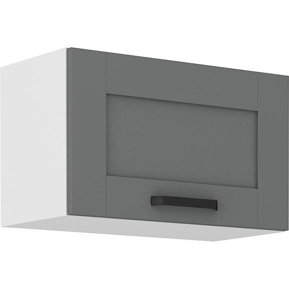 Armoire pour hotte aspirante LAILI – largeur 60 cm, gris / blanc