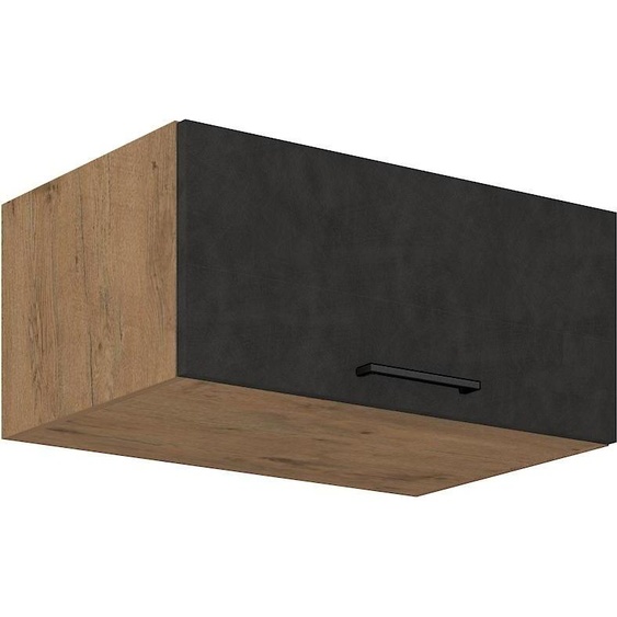 Armoire pour hotte aspirante profonde VANYA – largeur 80 cm, matera / chêne lancelot