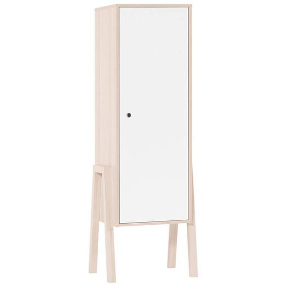 Armoire Spot Décor Bois Acacia Et Blanc