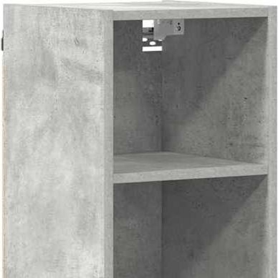 Armoire suspendue avec stockage Gris béton 30 x 29,5 x 100 cm
