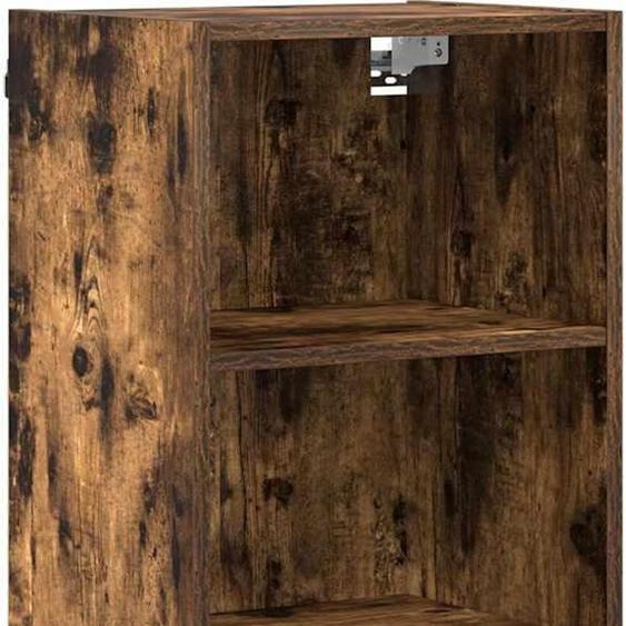 Armoire suspendue avec stockage Chêne fumé 40 x 29,5 x 80 cm