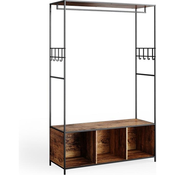 Armoire Vicco Fyrk Chêne rustique 119.5x189cm, Model 34198