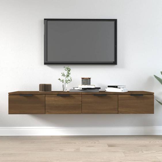 Armoires murales 2pcs Chêne marron 68x30x20cm Bois dingénierie