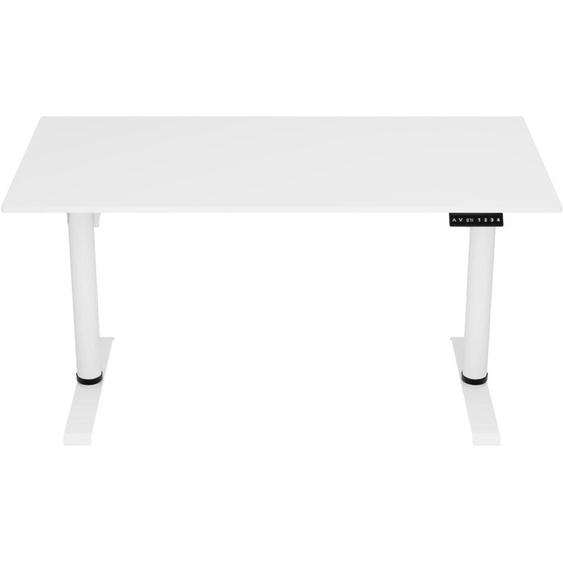 Arozzi Arena Nordico Bureau Électrique - 160 x 82 x 71-115 cm - Blanc