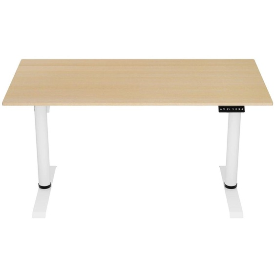 Arozzi Arena Nordico Bureau Électrique - 160 x 82 x 71-115 cm - Bouleau Clair
