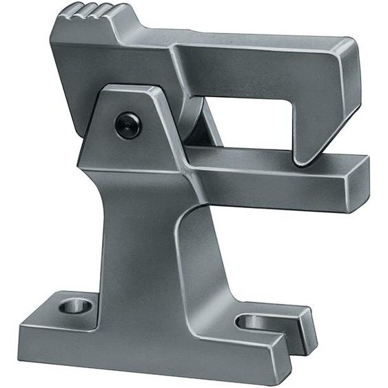 Arrêt de porte 3805/3807 Fonte dalliage léger F1 anodisé naturel avec butoir DENI