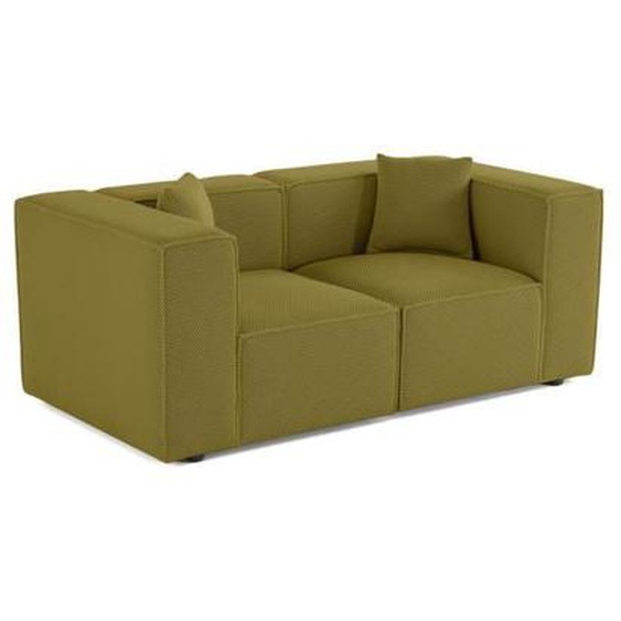 Arty - canapé modulable 2 places - en tissu mailles 3D - Vert Olive