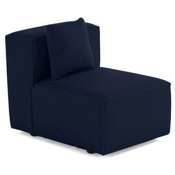 Arty - module dassise sans accoudoirs - en tissu mailles 3D - Bleu