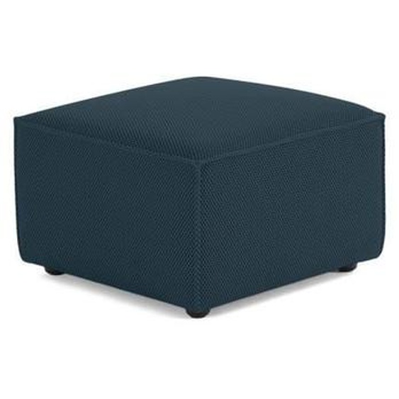 Arty - pouf dappoint - en tissu mailles 3D - Bleu canard