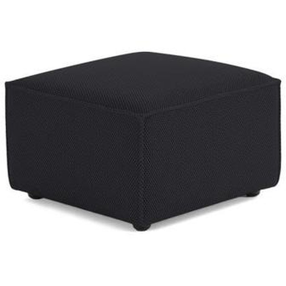 Arty - pouf dappoint - en tissu mailles 3D - Noir