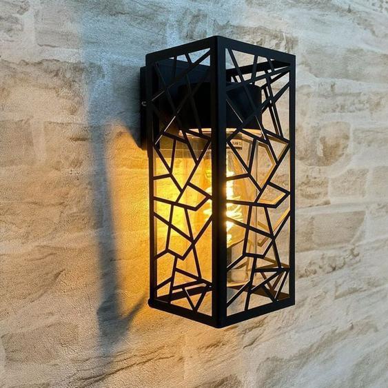 Arum Lighting - Applique murale misato noire mat extérieure E27