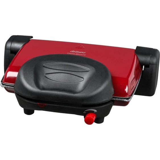 Arzum Tostçu Delux Grill 1800W, presse à panini et appareil à sandwich, plaque en fonte antiadhésive aspect granit, acier inoxydable