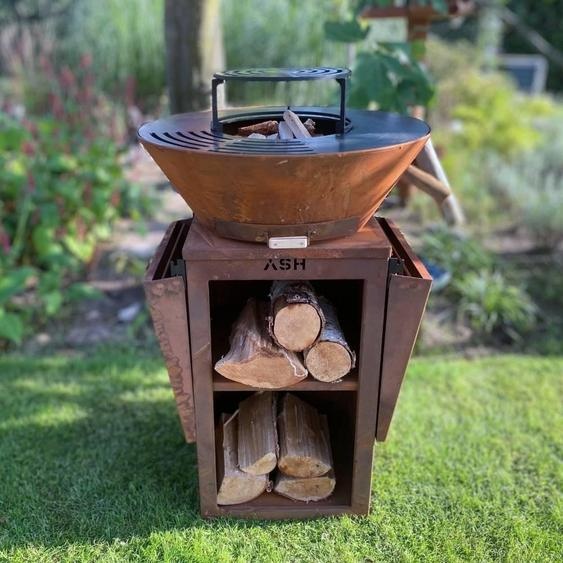 ASH - Phoenix - Plancha Barbecue - Acier corten