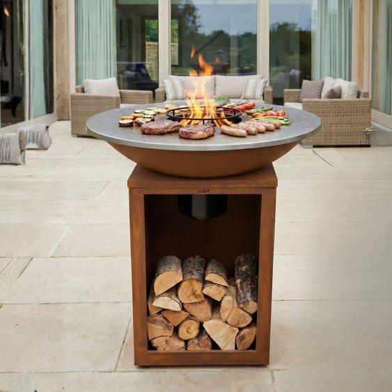 ASH - Solaria - Plancha Barbecue - Acier corten