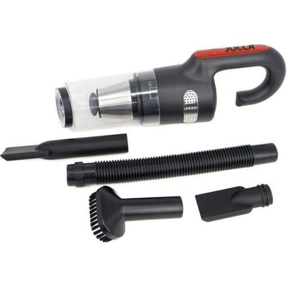 Aspirateur a Main - Mini Aspirateur auto rechargeable - JOCCA - Sans fil - 7500 Pa - 18 min - 0,5 L - Noir / Rouge