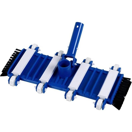 Aspirateur à main pour bassin en béton avec brosses latérales 33,5 cm