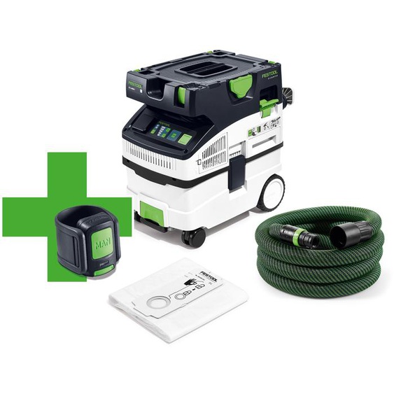Aspirateur CLEANTEC 1200W CTL MIDI I CT-F classe L 15L + avec accessoires - FESTOOL - 578038