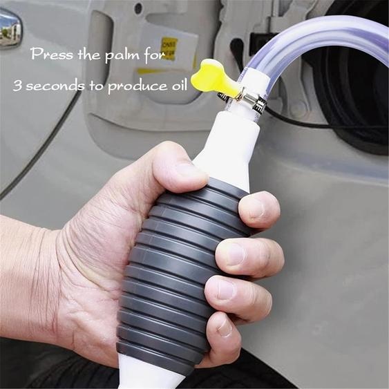 Aspirateur de liquide multifonctions, pompe à eau, siphon de transfert huile-carburant pour essence, diesel, avec tuyau siphon de 2 m