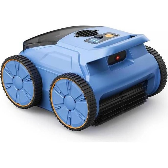 Aspirateur de piscine, 3 modes de fonctionnement, pour piscines encastrées et hors sol jusquà 2150 sq ft/200 m², autonomie jusquà 150 min, 180 W, deux moteurs brushless, beige