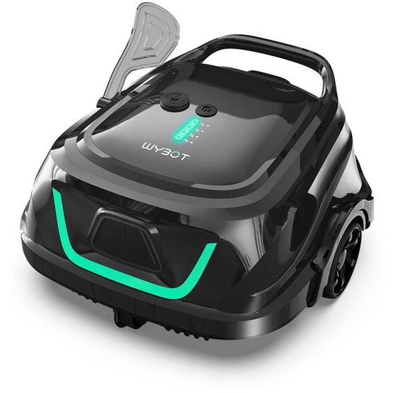 Aspirateur de piscine sans fil - Autonomie de 130 minutes - Pour piscines hors-sol jusquà 110 m² - Couleur vert forêt