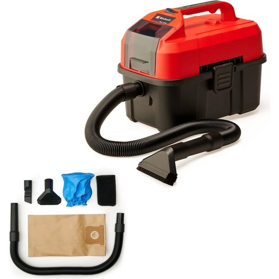 Aspirateur eau et poussières sans fil – TE-VC 18/10 Li Solo – 18 V – Cuve 10 L – Fonction soufflerie – Sans batterie ni chargeur