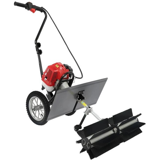 Aspirateur manuel, moteur 43cc, moteur à deux temps, puissance de 1,25 kW, largeur de balayage maximale de 60 cm, système de refroidissement par air