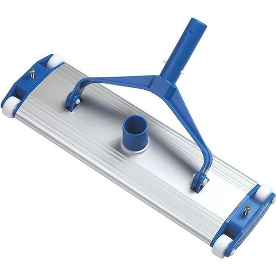 Aspirateur pour bassin en béton, boîtier en aluminium, raccord de tuyau rotatif 45 x 13 cm