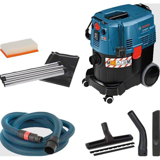 Aspirateur pour solide et liquide 1380W GAS 35 M AFC en boîte carton - BOSCH - 06019C31W0