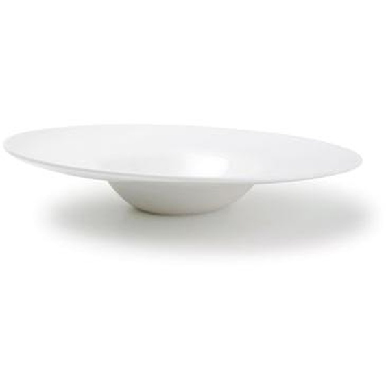 Assiette creuse Perla Ø27,5 cm blanche