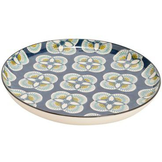 Assiette de présentation Imany grès Ø32 cm multicolore